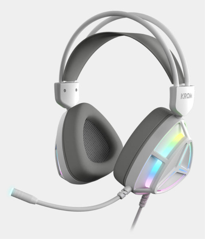 PACK KROM 4 EN 1 RGB KLASS GAMING COMBO BLANCO - detalle