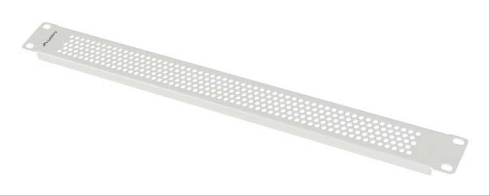 Lanberg Zaslepka do szaf 19 1U perforowana szara Panel ciego