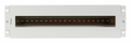 PANEL LANBERG DISTRIBUIDRO DE TENSION 19" 3U CON RAIL DIN TS-35 GRIS