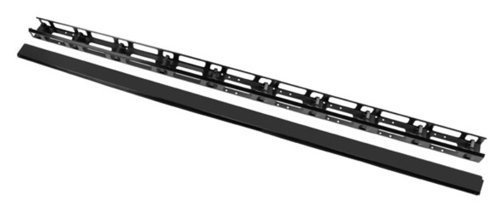 PANEL ORGANIZADOR DE CABLES VERTICAL RACK 19" 47U SUELO NEGRO 2 PIEZAS - detalle