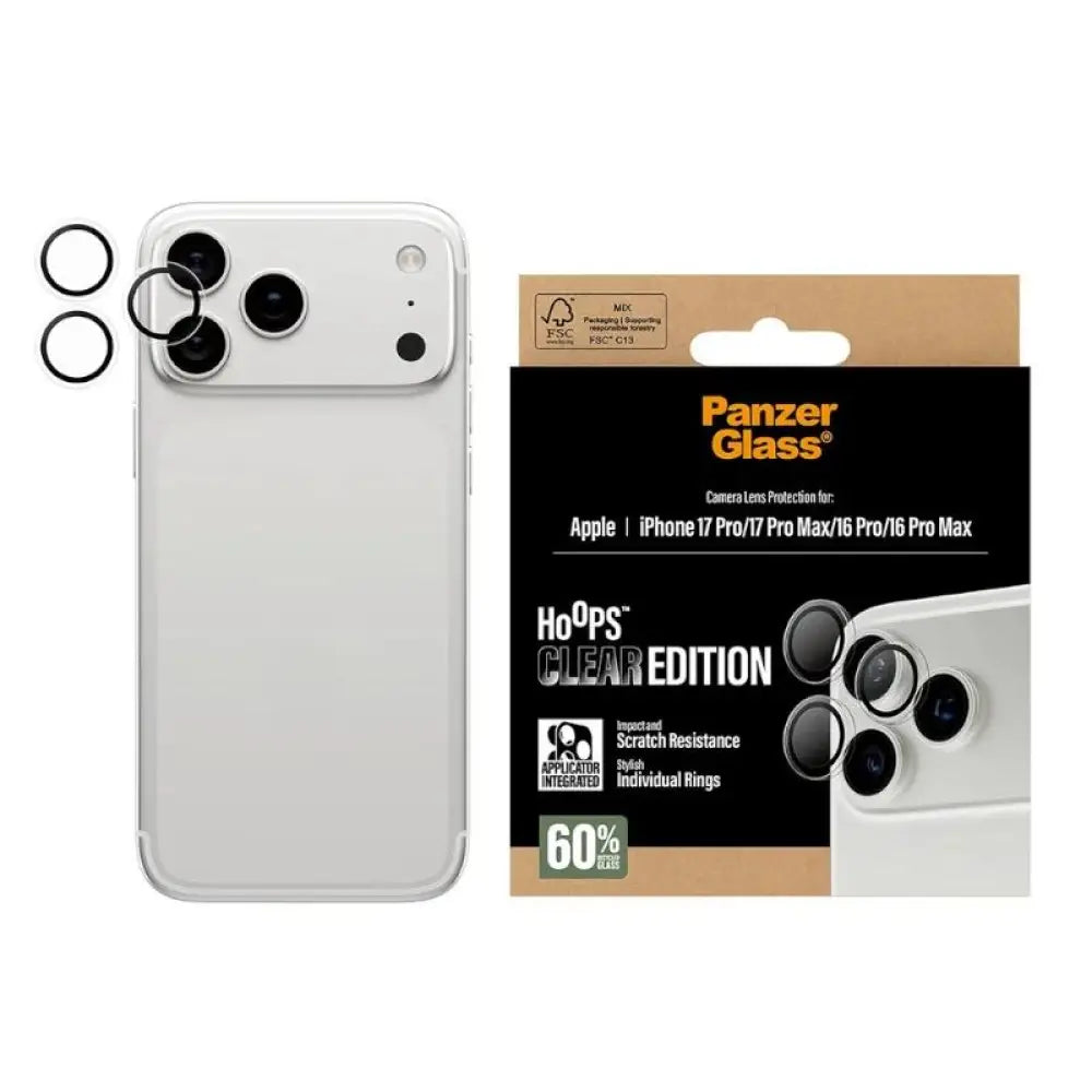PanzerGlass Camera Prot. iPhone 16-17Pro/Max Trans - detalle