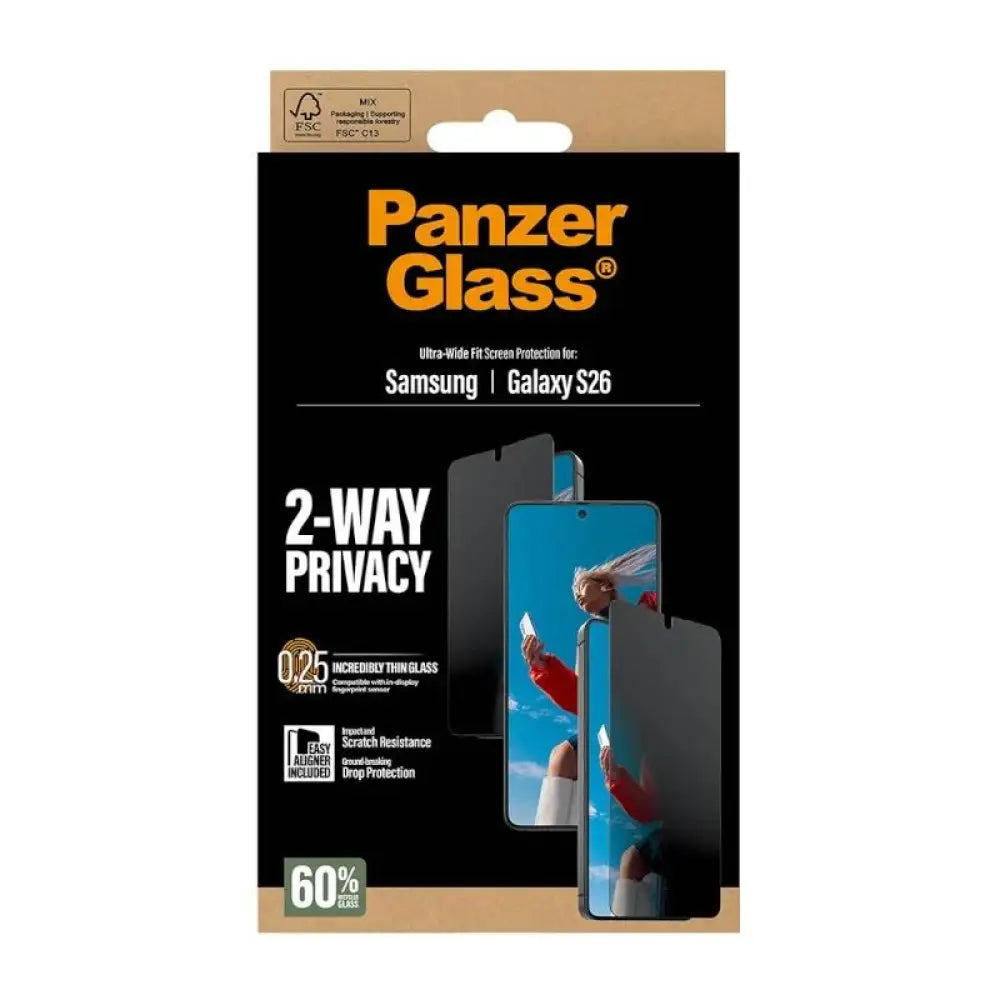 PanzerGlass Privacy Screen Pr. Samsung S26 - detalle