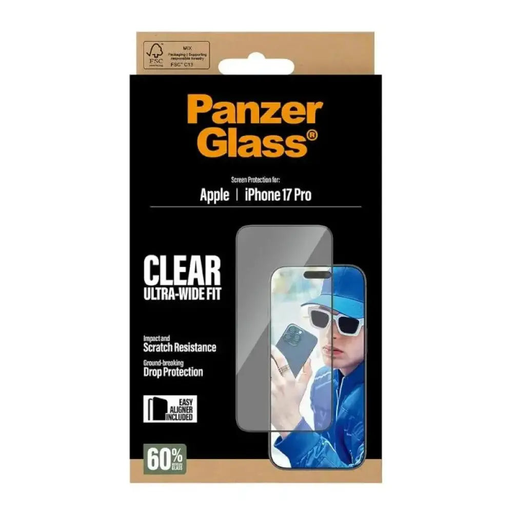 PanzerGlass Screen Protector iPhone 17 Pro - detalle