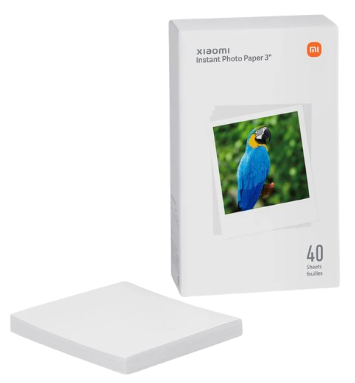 PAPEL FOTOGRAFICO XIAOMI MI INSTANT PHOTO PAPER 3" (40 SHEETS)