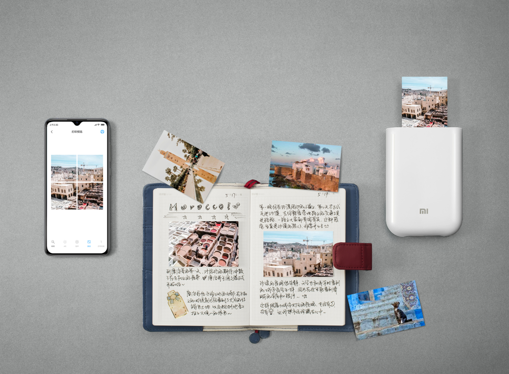 PAPEL FOTOGRAFICO XIAOMI MI PORTABLE PHOTO PRINTER 20 HOJAS - detalle