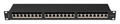 PATCH PANEL 24 PORT 1U 19" CAT.6A FTP BLACK LANBERG