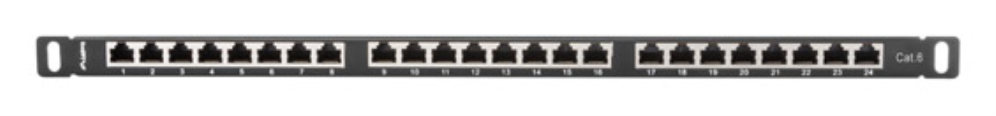 Lanberg PPS6-0024-B panel de parcheo 0.5U