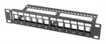 PATCH PANEL LANBERG 12 PUERTOS 1U RACK 19-ORGANIZADOR MODULOS KEYSTONE NEGRO