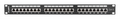 PATCH PANEL LANBERG 24 PUERTOS 1U 19" CAT.6 SFTP NEGRO