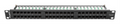 PATCH PANEL LANBERG 48 PUERTOS 1U 19” CAT.6 NEGRO
