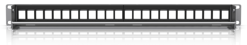 PATCH PANEL UBIQUITI UACC-RACK-PANEL-PATCH-BLANK-24 KEYSTONE WHITE - detalle