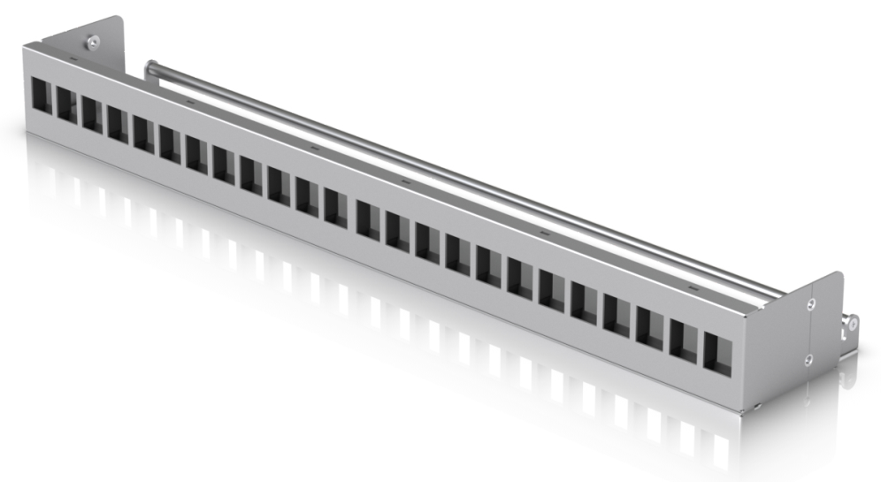 PATCH PANEL UBIQUITI UACC-RACK-PANEL-PATCH-BLANK-24 KEYSTONE WHITE