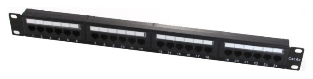PATCH PANEL WP CAT6 UTP 24 NEGRO