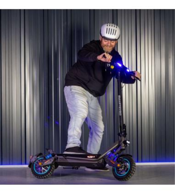 PATINETE ELECTRICO SMARGYRO ROCKWAY GT 800W - detalle