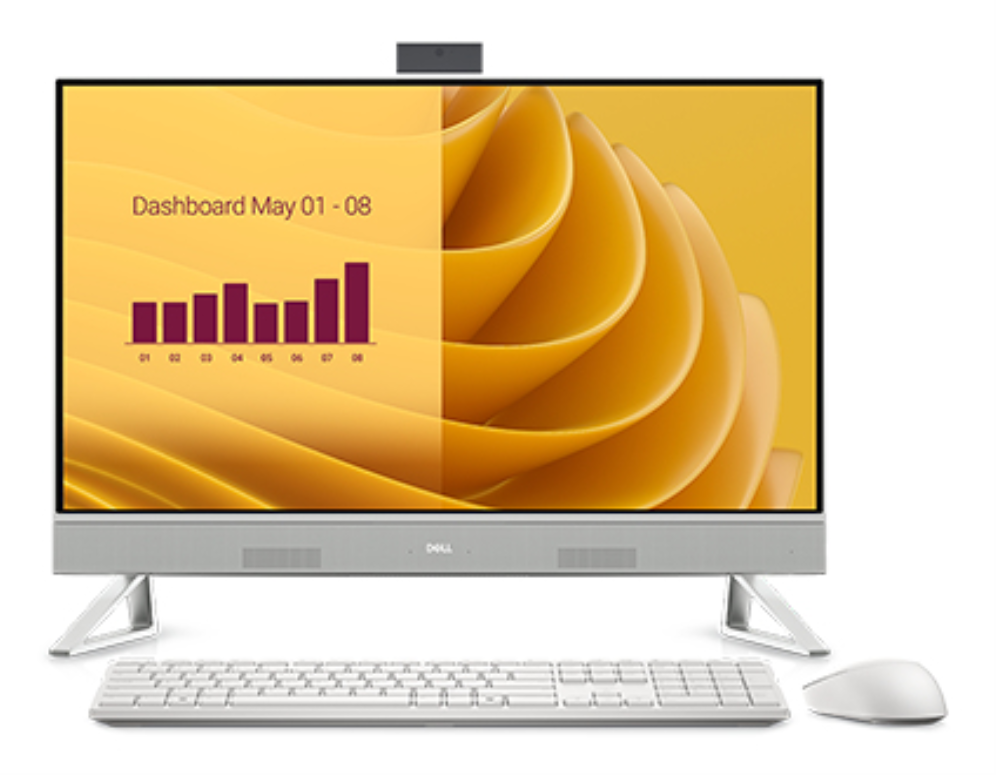 PC AIO DELL EC27250 CORE 5-120U 16GB 512GB 27"FHD W11P BLANCO