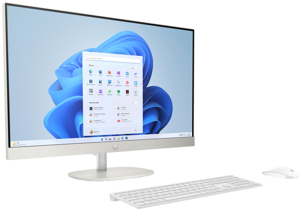 PC AIO HP 27-CR0128NS i5-1335U 16GB 512GB 27" W11H BLANCO - detalle