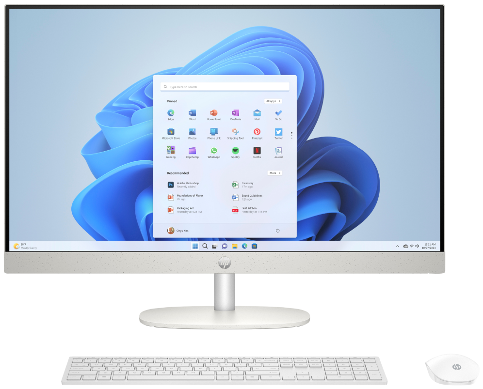PC AIO HP 27-CR0128NS i5-1335U 16GB 512GB 27" W11H BLANCO