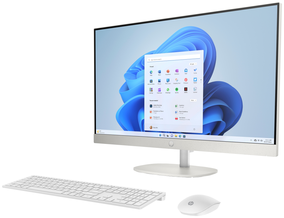 PC AIO HP 27-CR0128NS i5-1335U 16GB 512GB 27" W11H BLANCO - detalle