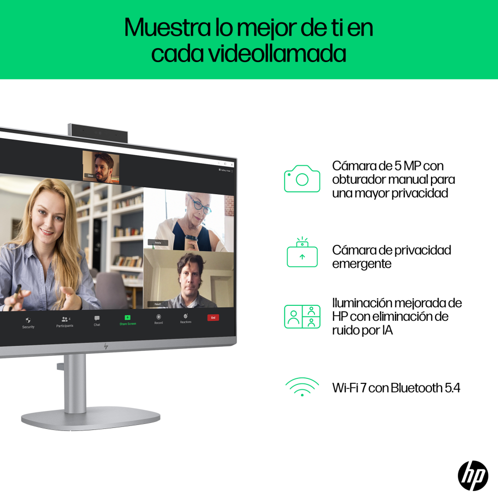 PC AIO HP OMNISTUDIO X 27-CS0015NS U5-125H 16G 512G 27" W11H - detalle