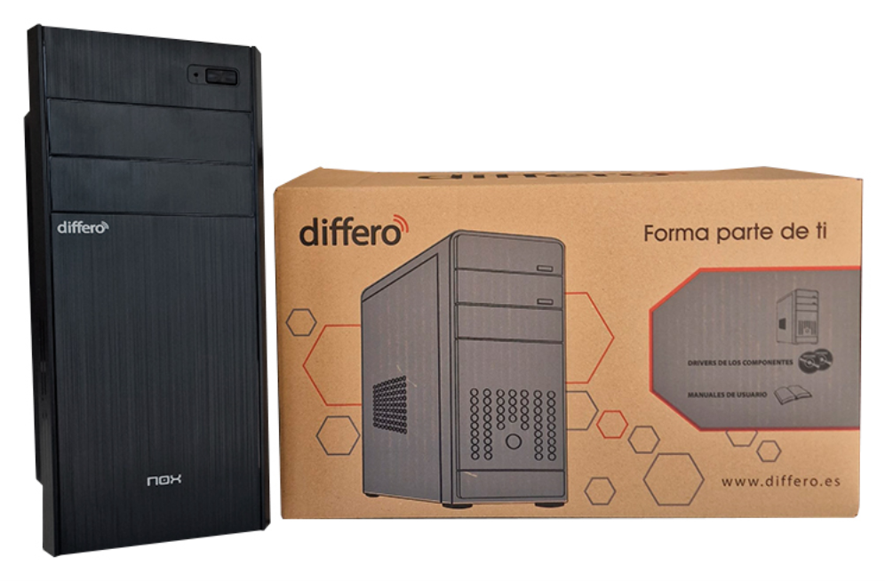 PC DIFFERO NXLITE010 I3-12100 8GB SSD500 NVME - detalle