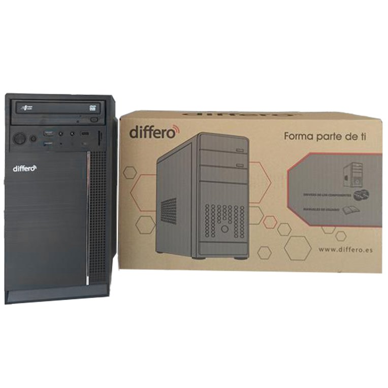 PC DIFFERO V15 I5-12400 16GB SSD 1TBNVME NO DVD USB-C TRASERO - detalle