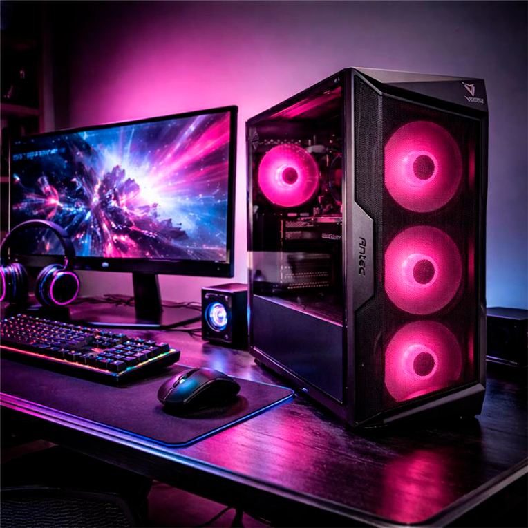 PC GAMING VIZZIO SILVER G i5-12400F | RTX 3050 | 16GB | 500GB SSD - detalle