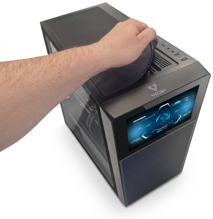 PC VIZZIO GAMING GOLD I7-12700F 16GB/1TB RTX 5050 8GB - detalle