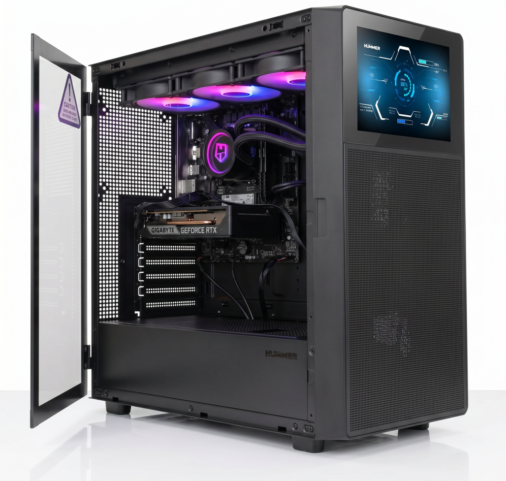 PC VIZZIO GAMING GOLD I7-12700F 16GB/1TB RTX 5050 8GB - detalle