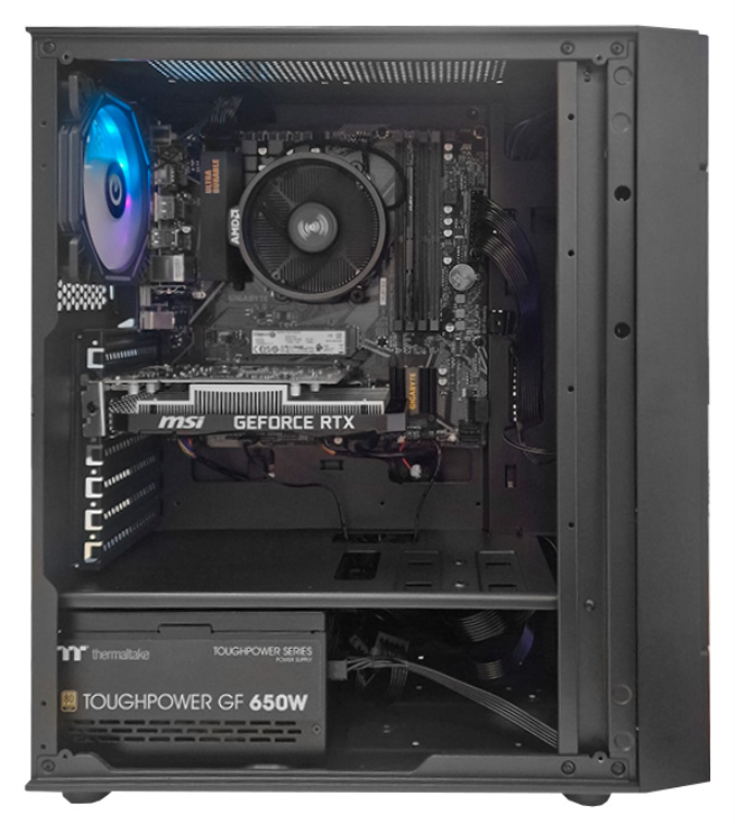 PC VIZZIO GAMING SILVER R5-5500 16GB 1TB RTX3050 6GB - detalle