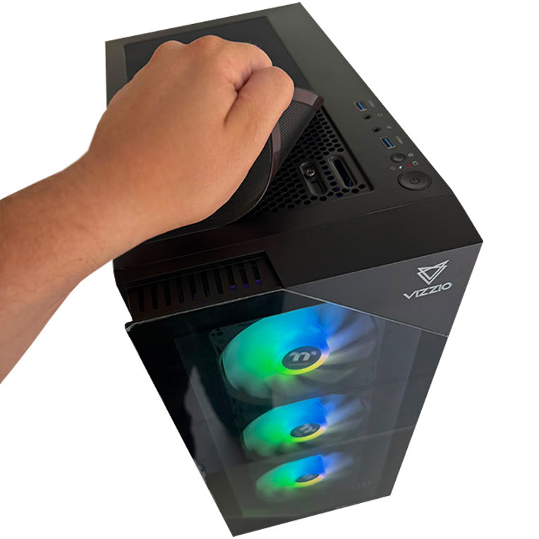 PC VIZZIO GOLD VIEW 200 I7-12700F 32GB/1TB 5050RTX 8GB GDDR6 - detalle