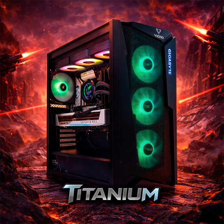 PC VIZZIO TITANIUM I9-14900KF 32GB/1TB RTX 5070 - detalle