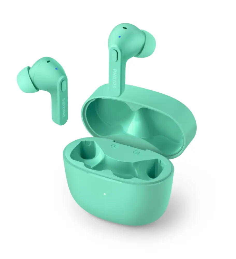 Philips 2000 series TAT2206GR/00 auricular y casco Auriculares True Wireless Stereo (TWS) Dentro de oído Llamadas/Música Bluetooth Turquesa - detalle