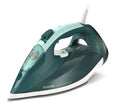 Plancha de vapor Philips 7000 series DST7031/70 en color verde ópalo/menta, con base horizontal y cable de 2 metros.