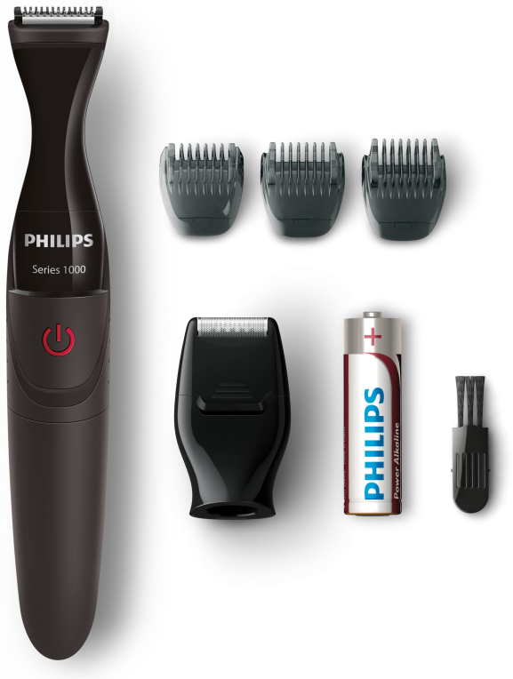 Philips MULTIGROOM Series 1000 MG1100/16 Perfilador de barba potente y preciso