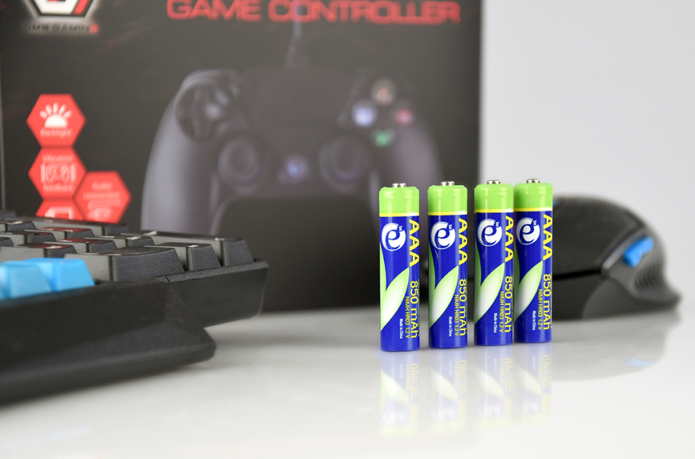 PILAS AAA GEMBIRD NI-MH RECARGABLE 850 MAH 4PCS BLISTER PACK - detalle