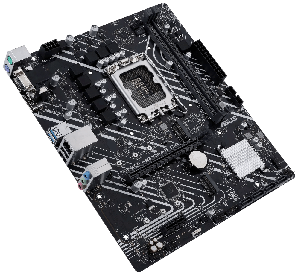 PLACA BASE ASUS H610M-E D4 CSM 1700 MATX 2XDDR4 - detalle