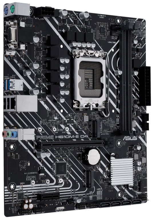 PLACA BASE ASUS H610M-E D4 CSM 1700 MATX 2XDDR4 - detalle