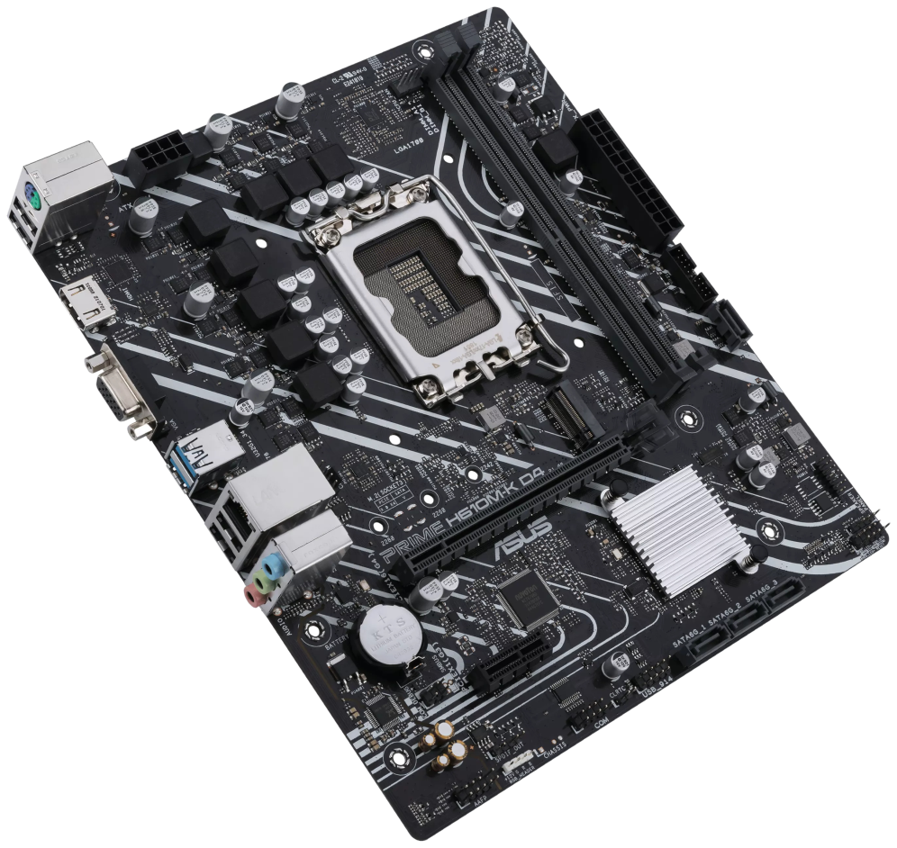 PLACA BASE ASUS H610M-K D4 1700 MATX 2XDDR4 - detalle
