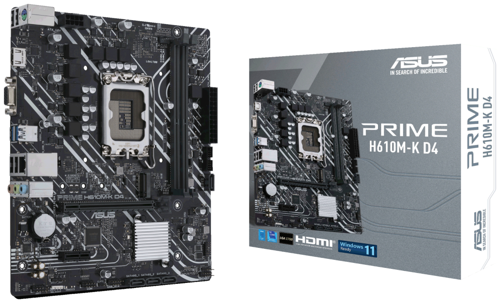PLACA BASE ASUS H610M-K D4 1700 MATX 2XDDR4