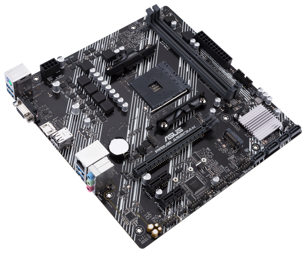 PLACA BASE ASUS PRIME A520M-K AM4 MATX 2XDDR4 - detalle
