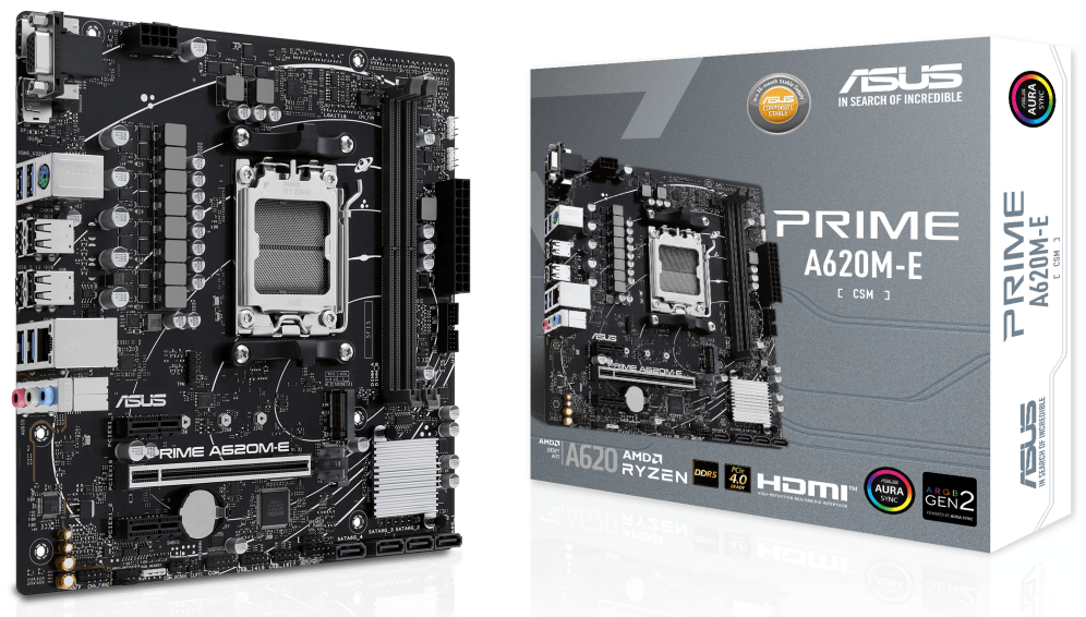 PLACA BASE ASUS PRIME A620M-E CSM AM5 MATX 2XDDR5
