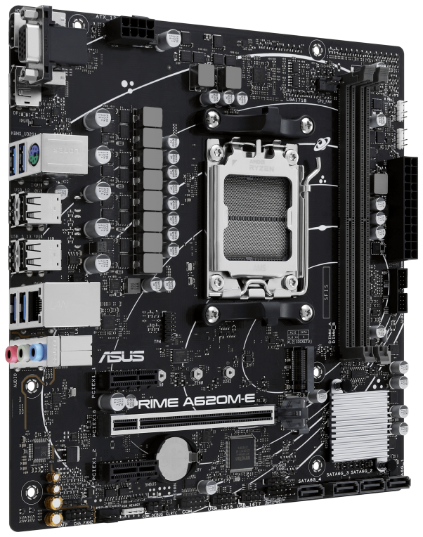 PLACA BASE ASUS PRIME A620M-E CSM AM5 MATX 2XDDR5 - detalle