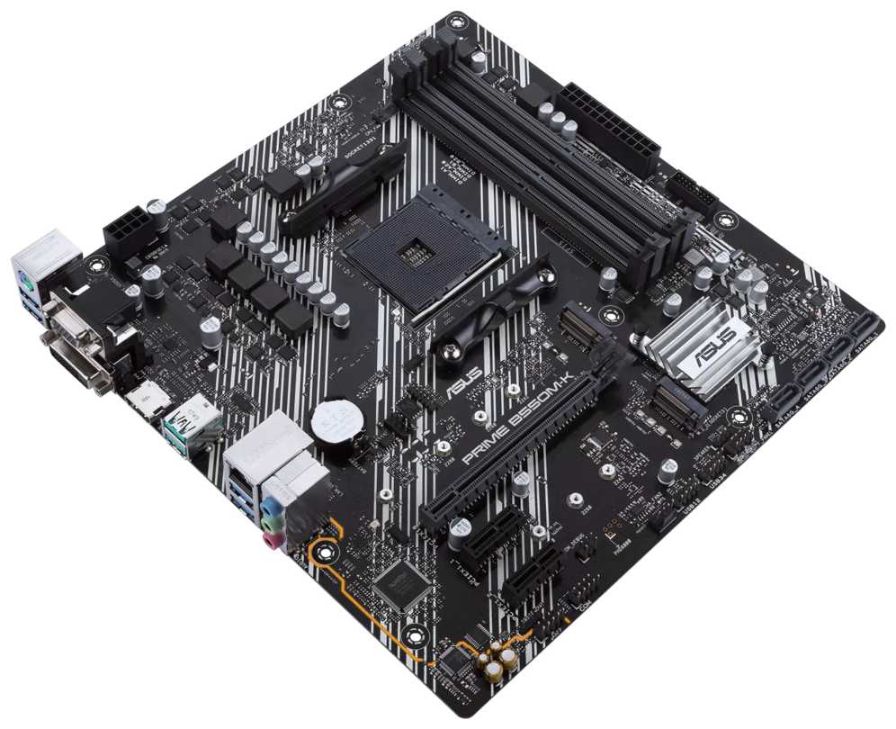 PLACA BASE ASUS PRIME B550M-K AM4 MATX 4XDDR4 - detalle