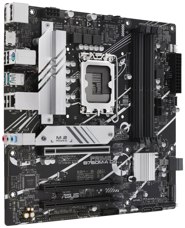 PLACA BASE ASUS PRIME B760M-A D4-CSM 1700 MATX 4XDDR4 - detalle