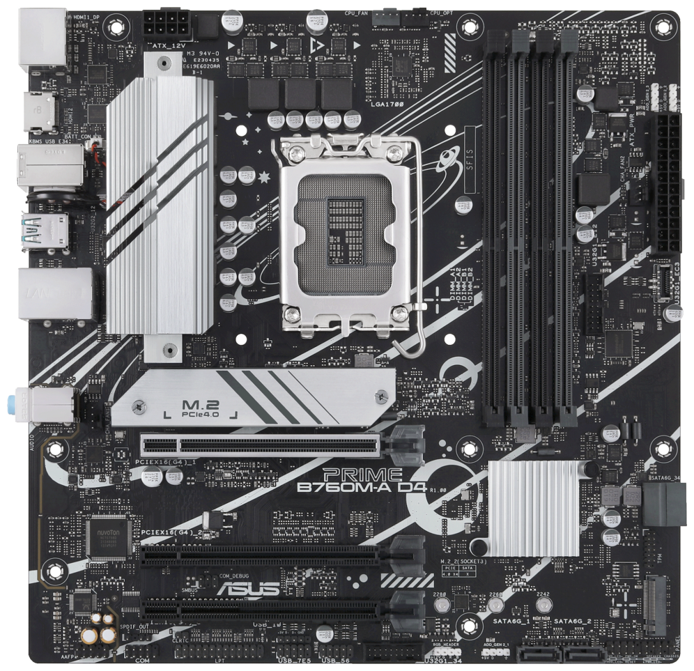 PLACA BASE ASUS PRIME B760M-A D4-CSM 1700 MATX 4XDDR4