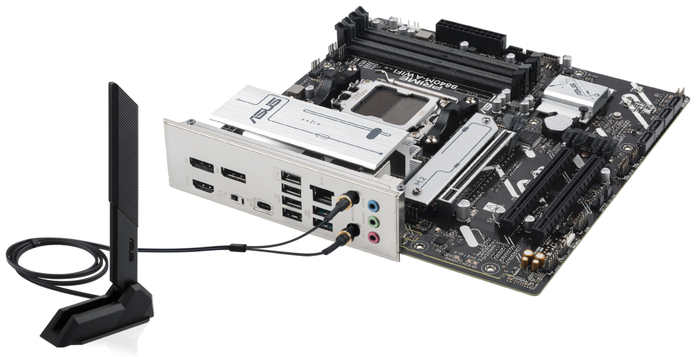 PLACA BASE ASUS PRIME B840 M-A WIFI M-ATX AM5 DDR5 - detalle