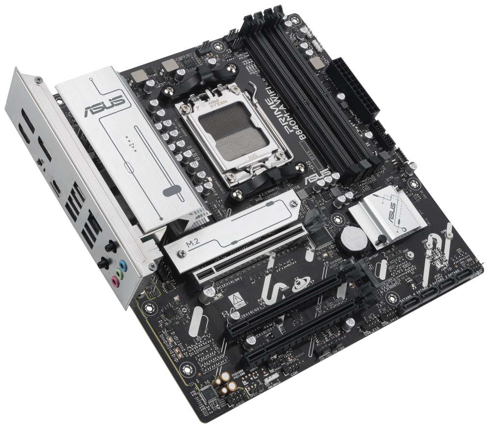 PLACA BASE ASUS PRIME B840 M-A WIFI M-ATX AM5 DDR5 - detalle