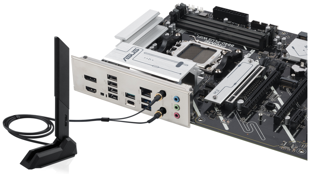 PLACA BASE ASUS PRIME B840 PLUS WIFI ATX AM5 DDR5 - detalle