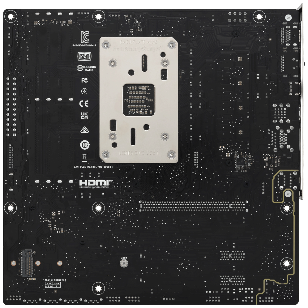 PLACA BASE ASUS PRIME B840M-A CSM M-ATX AM5 DDR5 - detalle