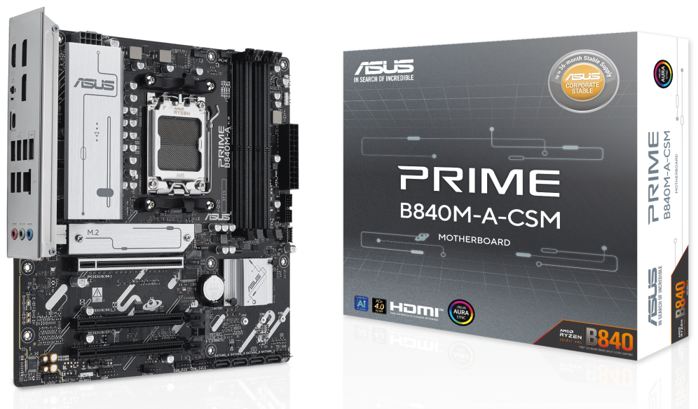 PLACA BASE ASUS PRIME B840M-A CSM M-ATX AM5 DDR5